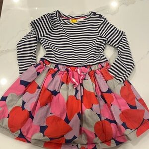 2-3 Boden dress- Valentine hearts